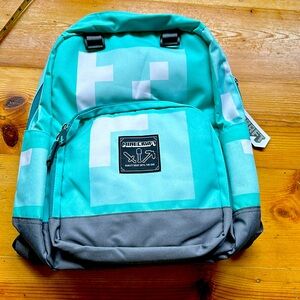 New with tags Minecraft school backpack. NWT